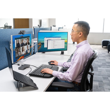Kensington ValuKeyboard - Wired, Full-size (100%), Wired, Black