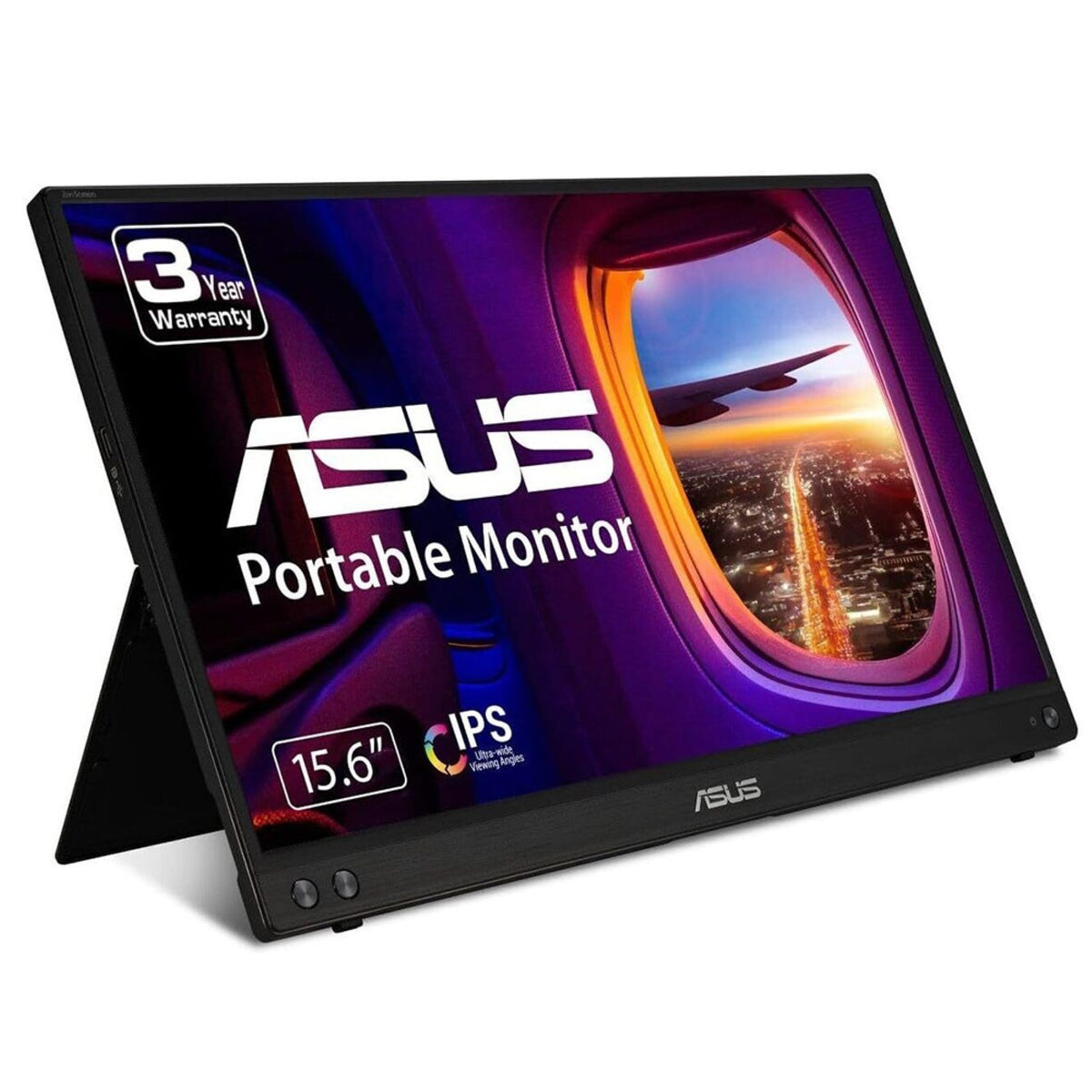 ASUS MB16ACV, 39.6 cm (15.6"), 1920 x 1080 pixels, Full HD, LED, Black