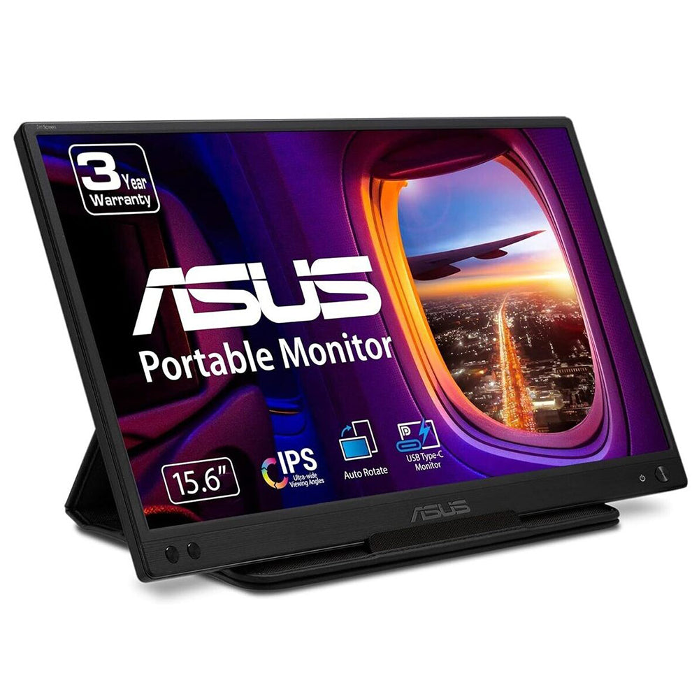ASUS ZenScreen MB166C, 39.6 cm (15.6"), 1920 x 1080 pixels, Full HD, LED, 5 ms, Black