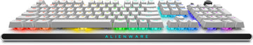 Alienware Tri-Mode AW920K, Full-size (100%), Wired & Wireless, USB + RF Wireless + Bluetooth, Mechanical, RGB LED, White