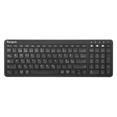 Targus AKB863NO, Full-size (100%), Wireless, Bluetooth, QWERTY, Black