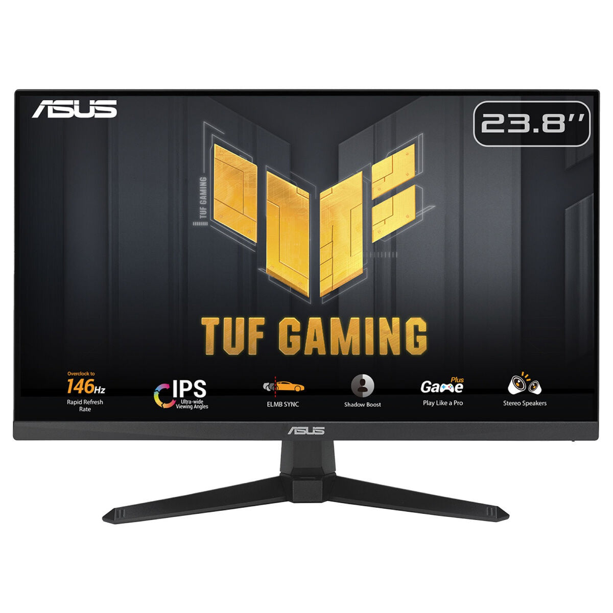 ASUS VG249QE5A, 60.5 cm (23.8"), 1920 x 1080 pixels, Full HD, LCD, 1 ms, Black