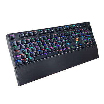 VIDA MECHA MECHANICAL RGB KEYBOARD, Wired, USB, Mechanical, QWERTY, RGB LED, Black