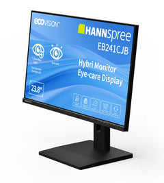 Hannspree Hybri Monitor EB241CJB, 60.5 cm (23.8"), 1920 x 1080 pixels, Full HD, LCD, 6 ms, Black