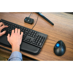 Kensington ValuKeyboard - Wired, Full-size (100%), Wired, Black