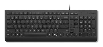 Lenovo 4Y41R64633, Full-size (100%), Wired, USB, Plunger key switch, Black
