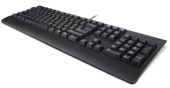 Lenovo Preferred Pro II, Full-size (100%), Wired, USB, Black