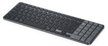 DELL Pro 7 KB746, Full-size (100%), Wireless, RF Wireless + Bluetooth, Scissor key switch, QWERTY, Graphite