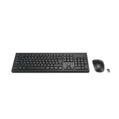 Kensington KM270 EQ Rechargeable Desktop Set – Wireless, Full-size (100%), Wireless, RF Wireless + Bluetooth, Black