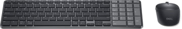 DELL Pro 7 KM746, Wireless, RF Wireless + Bluetooth, Scissor key switch, QWERTY, Graphite, Mouse included