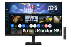 Samsung 32" Smart Monitor M5 M50F FHD, 81.3 cm (32"), 1920 x 1080 pixels, Full HD, LED, 4 ms, Black