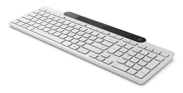 Lenovo 800, Full-size (100%), Wireless, Bluetooth, Plunger key switch, White