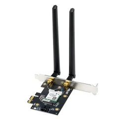 ASUS PCE-BE6500, Internal, Wireless, PCI Express, WLAN / Bluetooth, 2882 Mbit/s, Black, Stainless steel