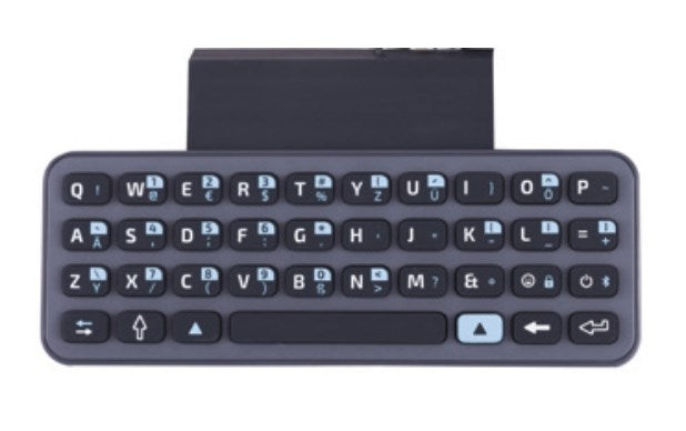 Alcatel-Lucent Enterprise ALE-10, Mini, Wireless, Bluetooth, QWERTY, Black