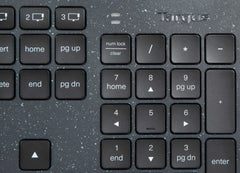 Targus EcoSmart AKB868UK, Wireless, Bluetooth, Scissor key switch, QWERTY, LED, Black