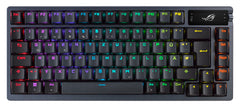 ASUS ROG Azoth, Wired & Wireless, USB + RF Wireless + Bluetooth, Mechanical, QWERTY, RGB LED, Black