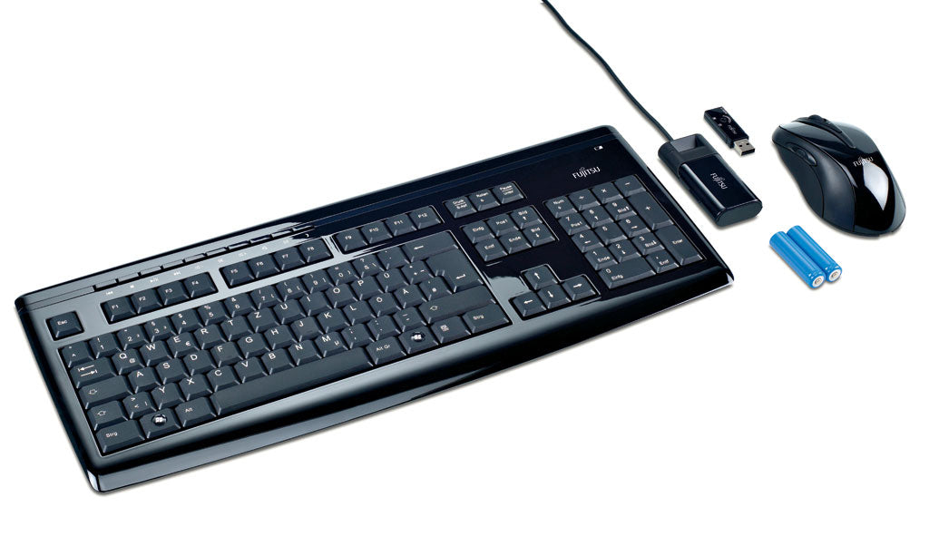 Fujitsu LX850, GB, Wireless, RF Wireless, Black, Mouse included