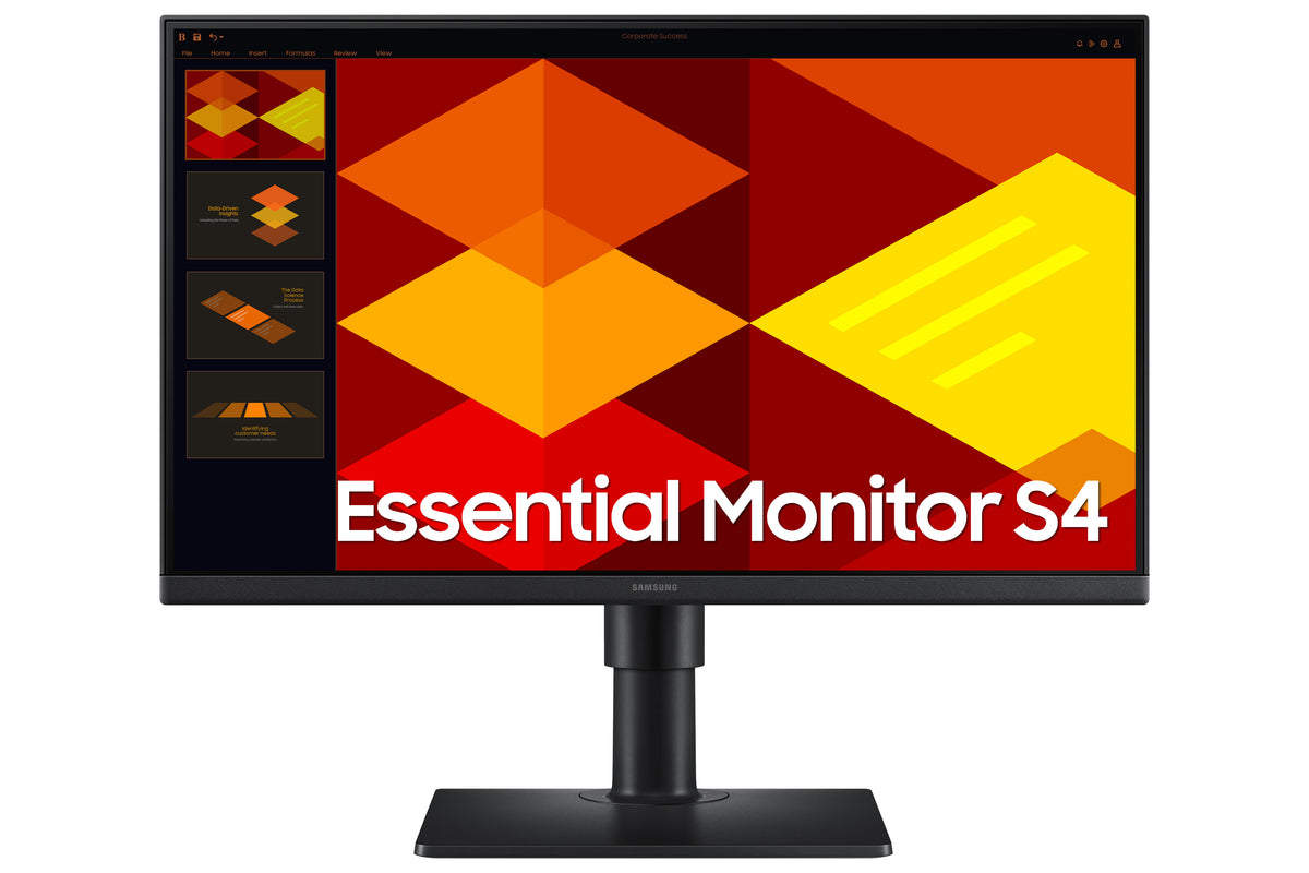 Samsung S27D406GAU, 68.6 cm (27"), 1920 x 1080 pixels, Full HD, LCD, 5 ms, Black