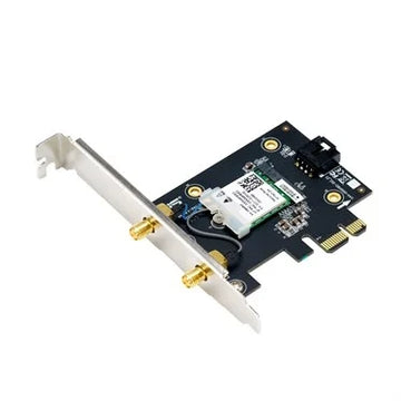 ASUS PCE-BE6500, Internal, Wireless, PCI Express, WLAN / Bluetooth, 2882 Mbit/s, Black, Stainless steel
