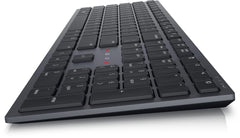 DELL Pro Premium Collaboration Keyboard - KB900 - US International (QWERTY), Full-size (100%), Wireless, RF Wireless + Bluetooth, Scissor key switch, QWERTY, Graphite