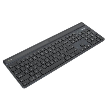 Targus EcoSmart AKB868UK, Wireless, Bluetooth, Scissor key switch, QWERTY, LED, Black