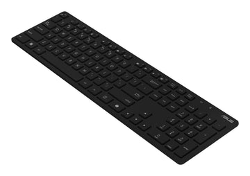 ASUS W5000 KEYBOARD+MOUSE/BK, Wireless, RF Wireless, Membrane, QWERTY, Black, Mouse included