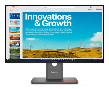 Lenovo ThinkVision P24QD-40, 2560 x 1440 pixels, Wide Quad HD, LED, Black