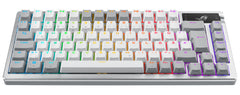 ASUS ROG Azoth, 75%, Wired & Wireless, USB + RF Wireless + Bluetooth, Mechanical, RGB LED, White