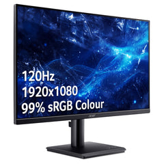 Acer Vero V7 Vero V247YG 23.8" Full HD 16:9 ZeroFrame IPS 120Hz 4ms AdaptiveSync Computer Monitor, 60.5 cm (23.8"), 1920 x 1080 pixels, Full HD, LED, 4 ms, Black