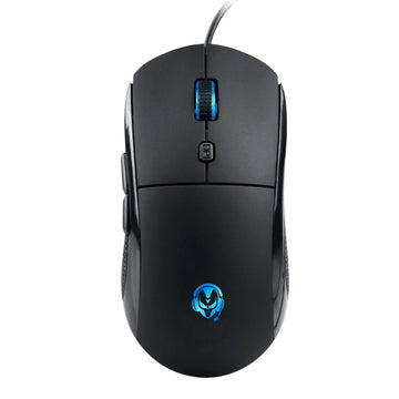 VIDA GAMER BLK 4IN1 USB KB MS HS KIT, Wired, USB, Membrane, QWERTY, RGB LED, Black