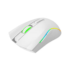 VIDA REBEL 2IN1 WHITE USB DESK KIT, Wired, USB, Membrane, QWERTY, RGB LED, White