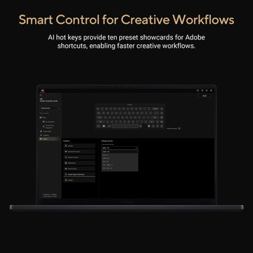 ASUS ProArt Keyboard KD300, Wireless, USB + RF Wireless + Bluetooth, Mechanical, QWERTY, RGB LED, Black