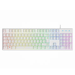 VIDA REBEL 2IN1 WHITE USB DESK KIT, Wired, USB, Membrane, QWERTY, RGB LED, White