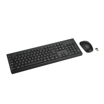 Kensington KM270 EQ Rechargeable Desktop Set – Wireless, Full-size (100%), Wireless, RF Wireless + Bluetooth, Black