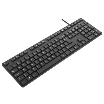 Targus AKM622UK, Full-size (100%), Wired, USB, QWERTY, Black, Mouse included