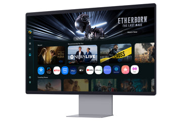 Samsung 32" Smart Monitor M9 M90SF UHD, 81.3 cm (32"), 3840 x 2160 pixels, 4K Ultra HD, OLED, 0.03 ms, Silver