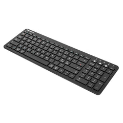 Targus AKB863NO, Full-size (100%), Wireless, Bluetooth, QWERTY, Black