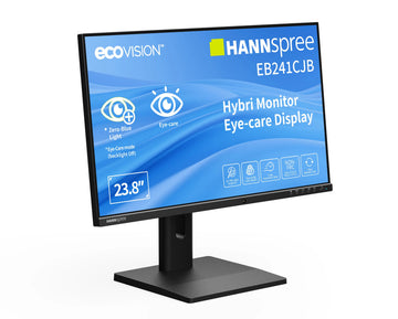Hannspree Hybri Monitor EB241CJB, 60.5 cm (23.8"), 1920 x 1080 pixels, Full HD, LCD, 6 ms, Black