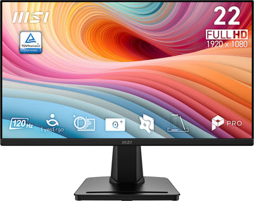 MSI PRO MP225 E12VL, 54.5 cm (21.4"), 1920 x 1080 pixels, Full HD, 4 ms, Black
