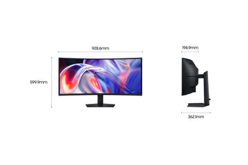 Samsung 40" ViewFinity S8 S85TH 5k2k WUHD Monitor, 101.6 cm (40"), 5120 x 2160 pixels, WUHD, LCD, 4 ms, Black