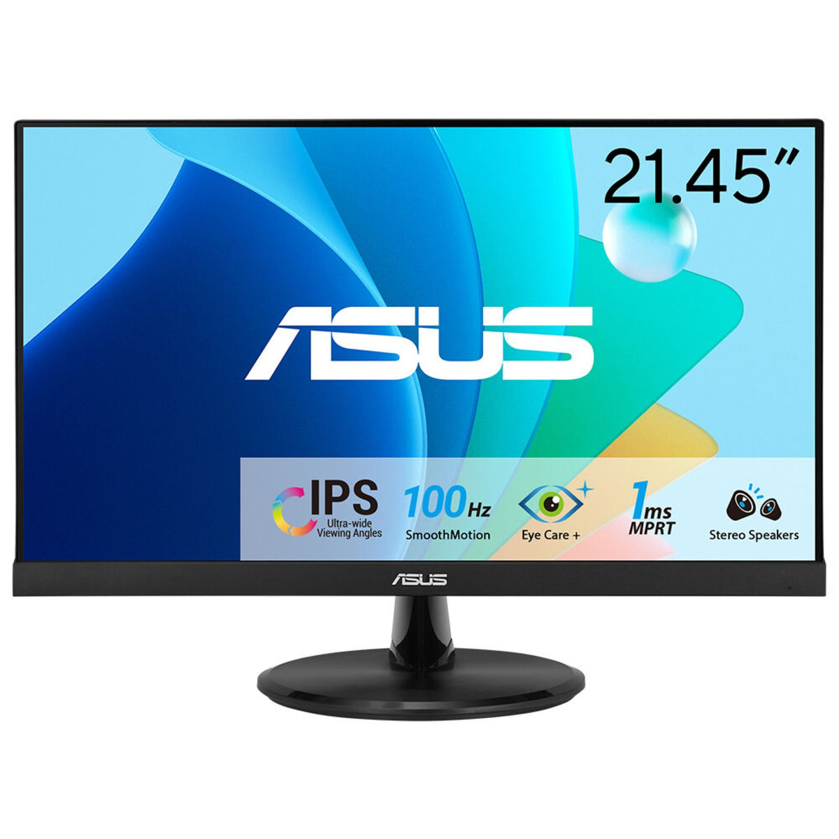 ASUS EyeCare VP229HF, 54.5 cm (21.4"), 1920 x 1080 pixels, Full HD, LED, 1 ms, Black