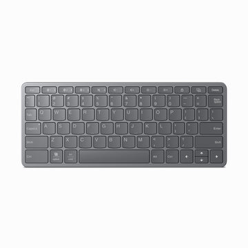 Lenovo ZG38C05805, Mini, Wired & Wireless, USB + Bluetooth, QWERTY, Grey