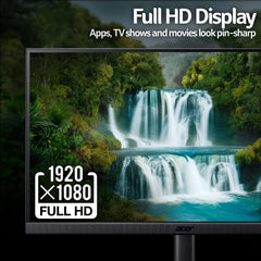 Acer Vero V227Q J0 Widescreen LCD Monitor, Full HD, Black