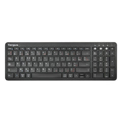 Targus AKB863BE, Full-size (100%), Wireless, Bluetooth, Membrane, AZERTY, Black