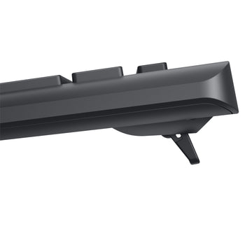 DELL KM3322W, Full-size (100%), RF Wireless, QWERTY, Black, Mouse included