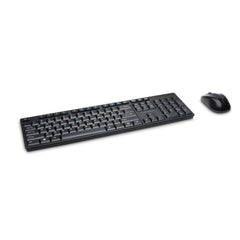 Kensington Pro Fit Low-Profile Wireless Desktop Set, Full-size (100%), Wireless, RF Wireless, Black