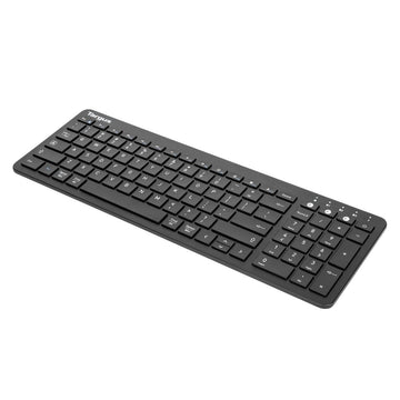 Targus AKB863US, Full-size (100%), Wireless, RF Wireless + Bluetooth, QWERTY, Black