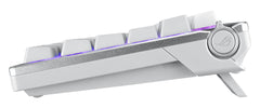 ASUS ROG Azoth, 75%, Wired & Wireless, USB + RF Wireless + Bluetooth, Mechanical, RGB LED, White