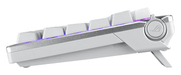 ASUS ROG Azoth, 75%, Wired & Wireless, USB + RF Wireless + Bluetooth, Mechanical, RGB LED, White