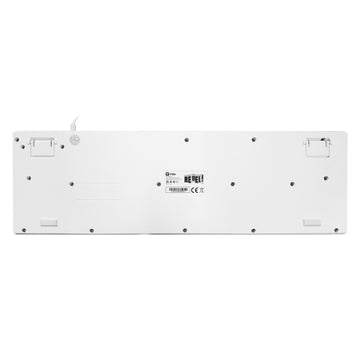 VIDA REBEL 2IN1 WHITE USB DESK KIT, Wired, USB, Membrane, QWERTY, RGB LED, White